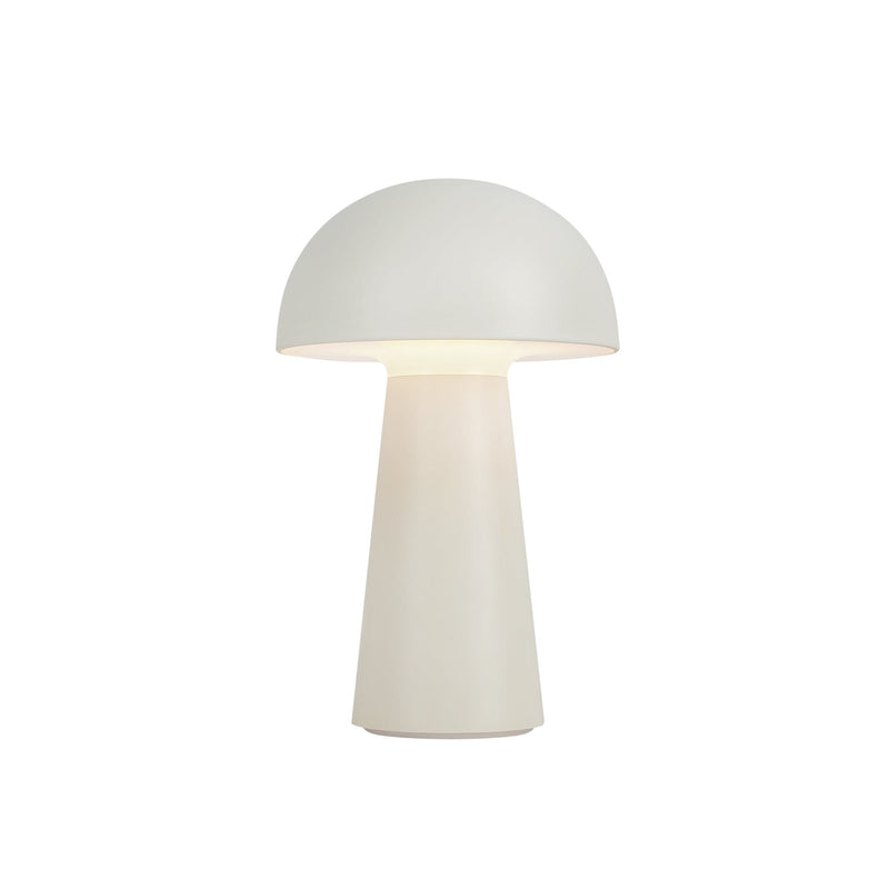 Asher 8" Cordless Table Lamp in Cream