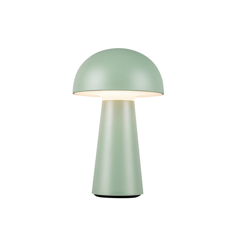Asher 8" Cordless Table Lamp in Sage Green