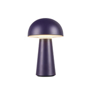 Asher 8" Cordless Table Lamp in Navy Blue