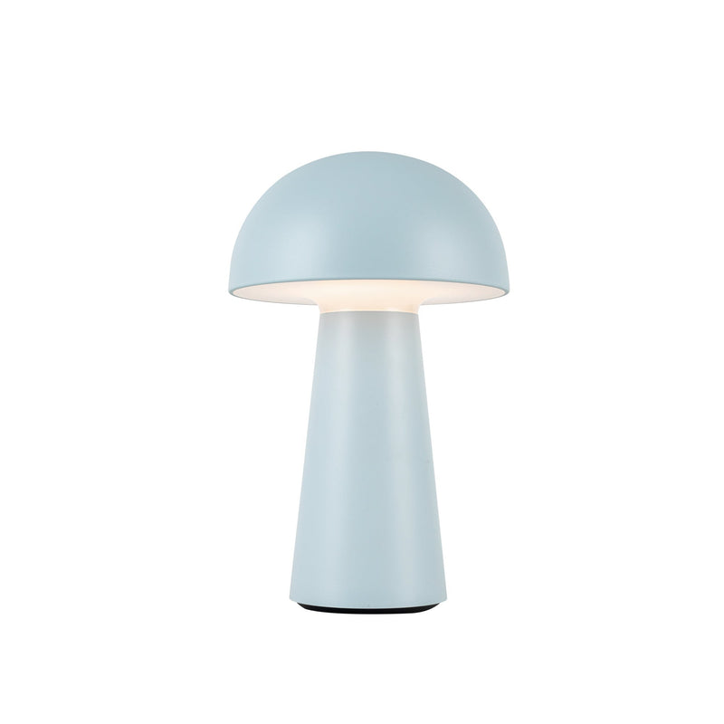 Asher 8" Cordless Table Lamp in Sky Blue