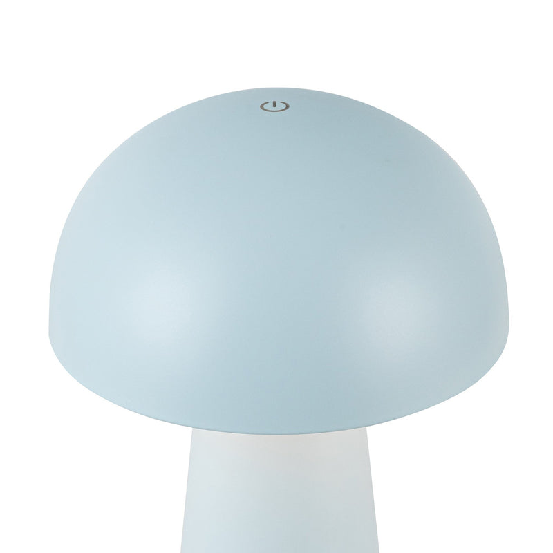 Asher 8" Cordless Table Lamp in Sky Blue