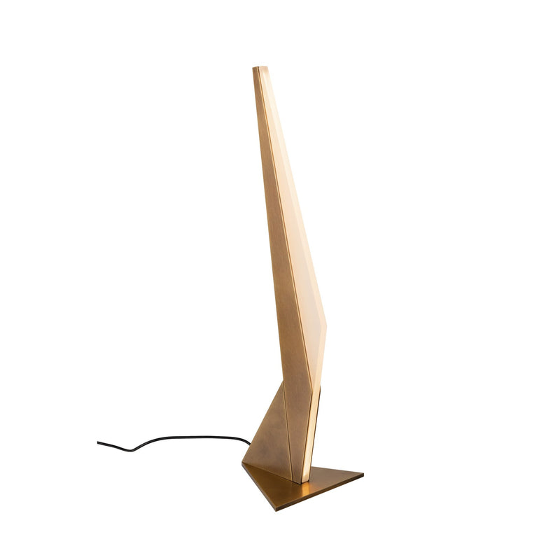 Tachi 22" Table Lamp in Vintage Brass