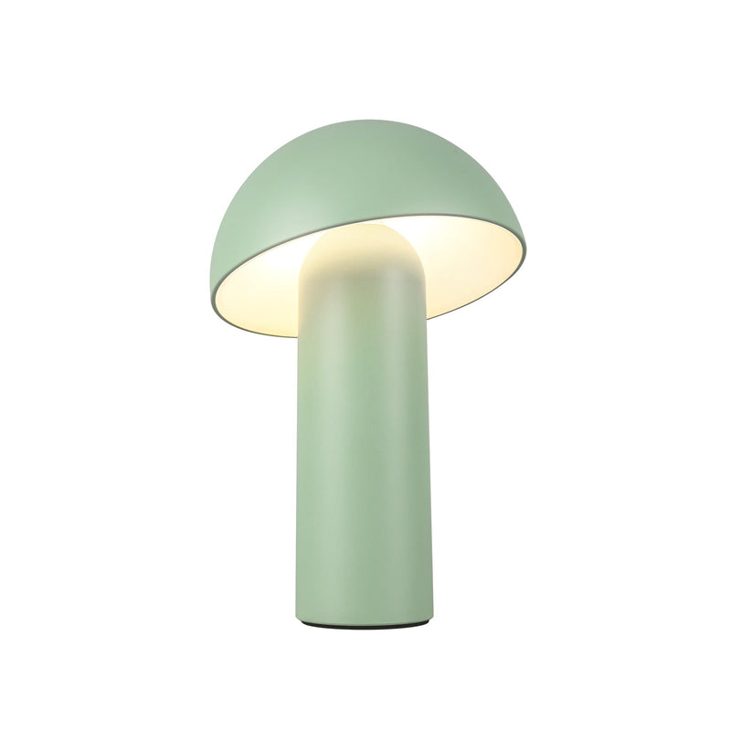 Setas 10" Cordless Table Lamp in Sage Green