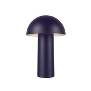 Setas 10" Cordless Table Lamp in Navy Blue