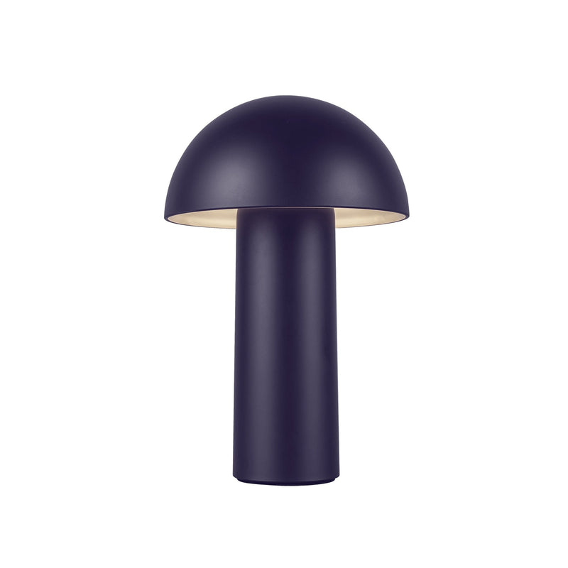 Setas 10" Cordless Table Lamp in Navy Blue