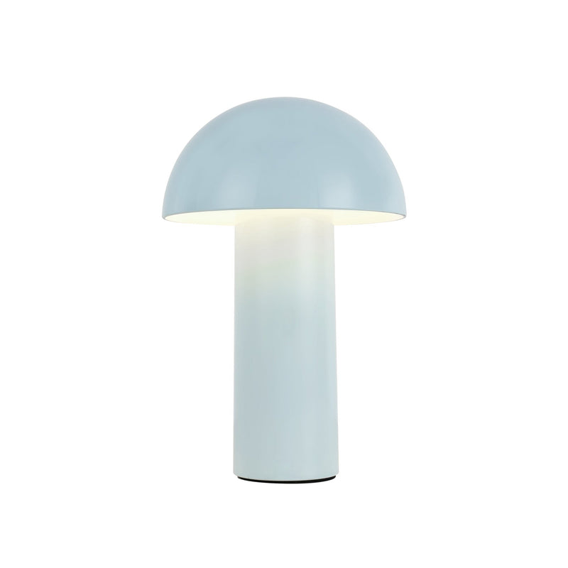 Setas 10" Cordless Table Lamp in Sky Blue