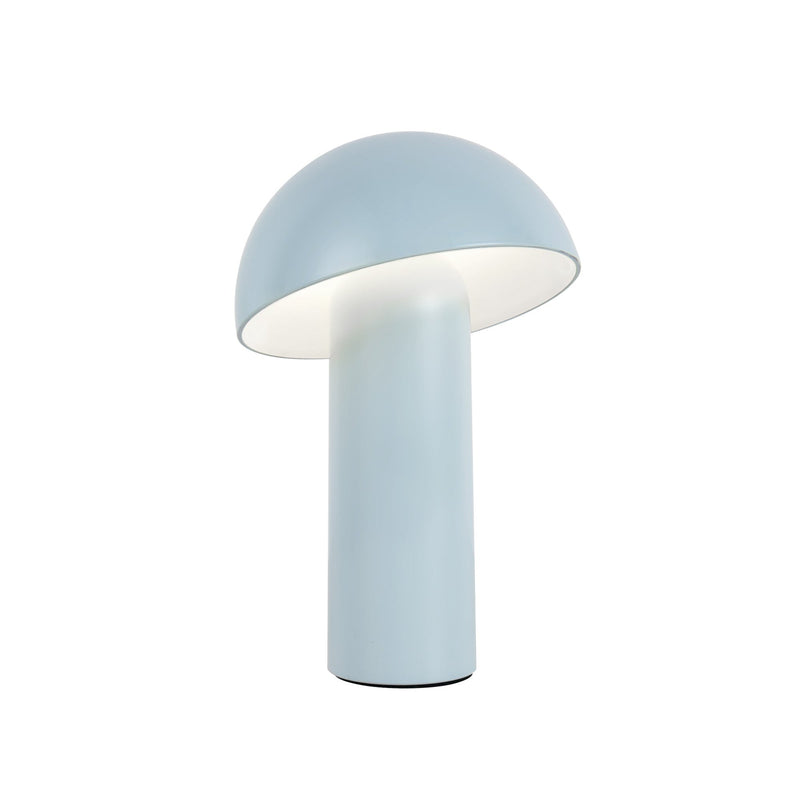 Setas 10" Cordless Table Lamp in Sky Blue