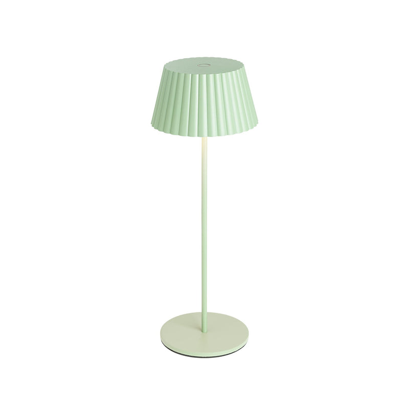 Dario 14" Cordless Table Lamp in Sage Green