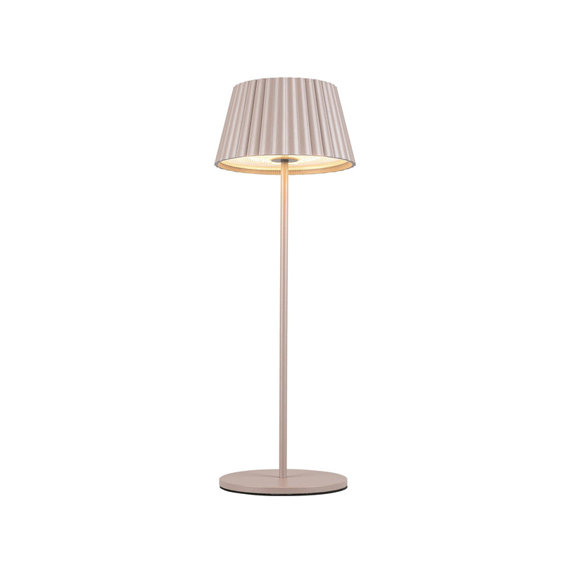 Dario 14" Cordless Table Lamp in Moonstone Gray