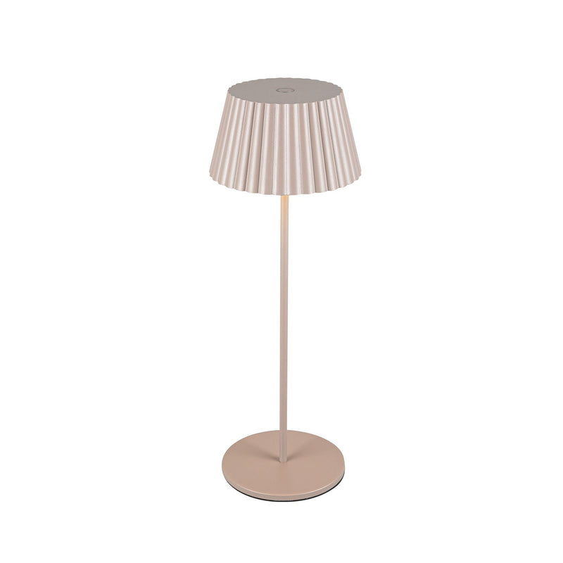 Dario 14" Cordless Table Lamp in Moonstone Gray