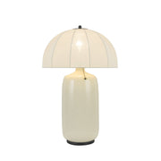 Crosby 18" Table Lamp in Matte Black