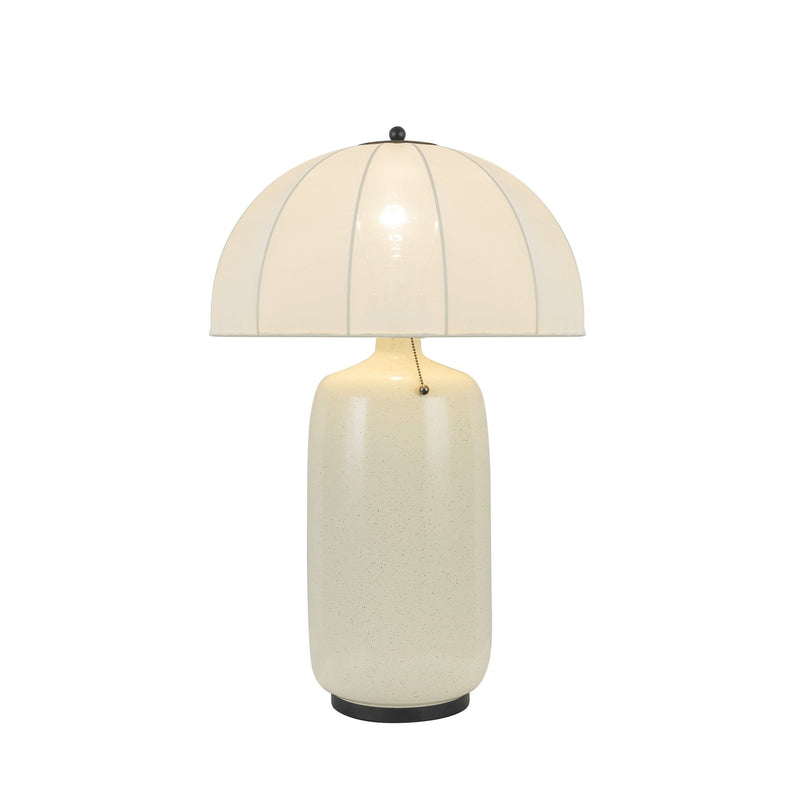 Crosby 18" Table Lamp in Matte Black