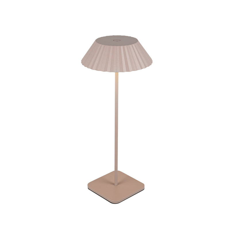 Pela 14" Cordless Table Lamp in Moonstone Gray