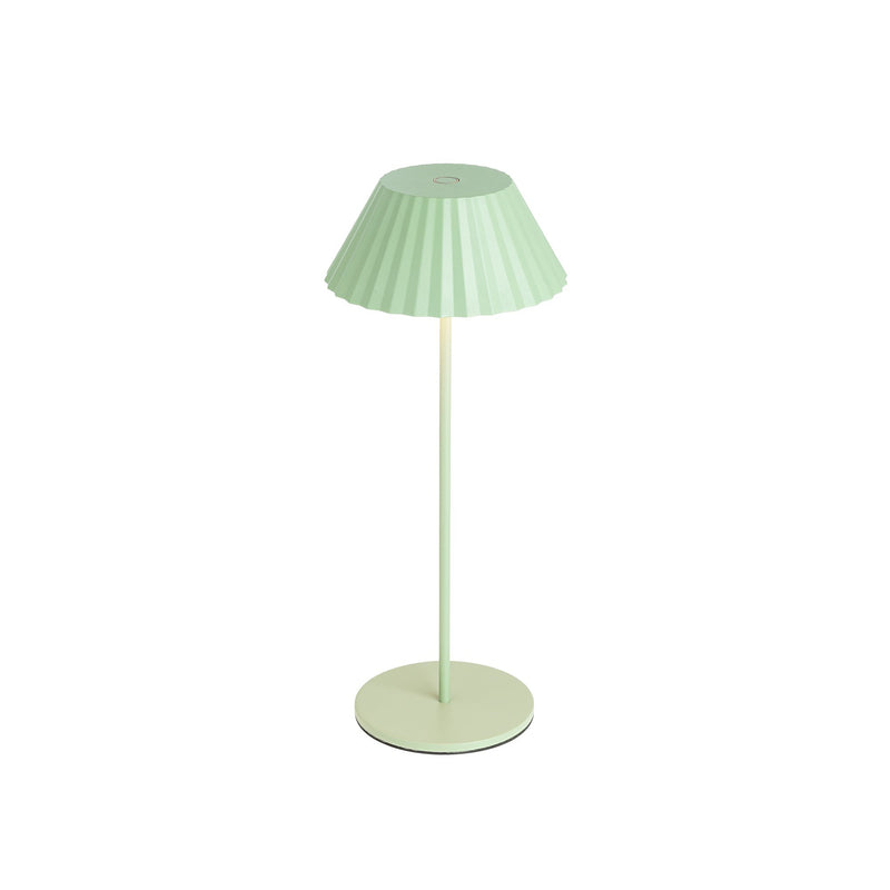 Zola 14" Cordless Table Lamp in Sage Green