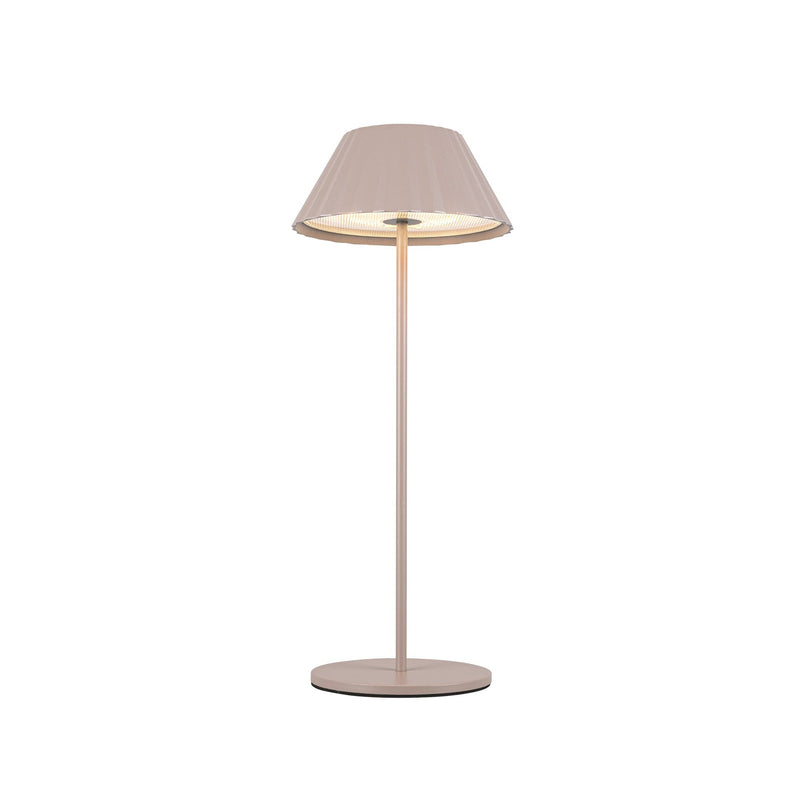 Zola 14" Cordless Table Lamp in Moonstone Gray