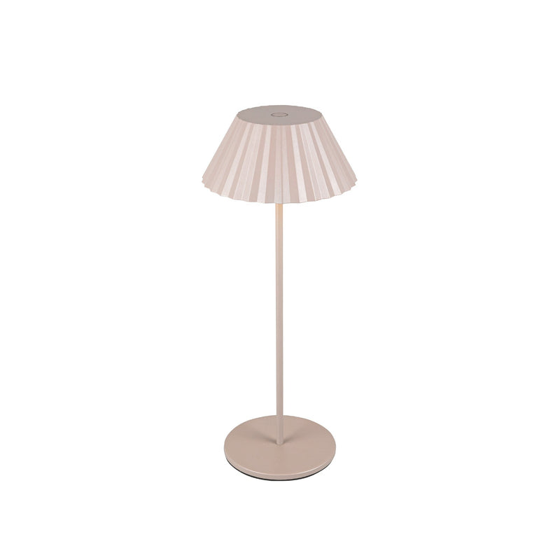 Zola 14" Cordless Table Lamp in Moonstone Gray