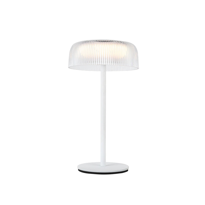 Brilla 11" Cordless Table Lamp in White