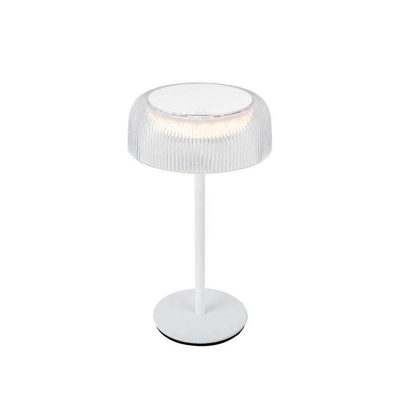 Brilla 11" Cordless Table Lamp in White