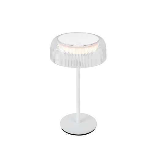 Brilla 11" Cordless Table Lamp in White