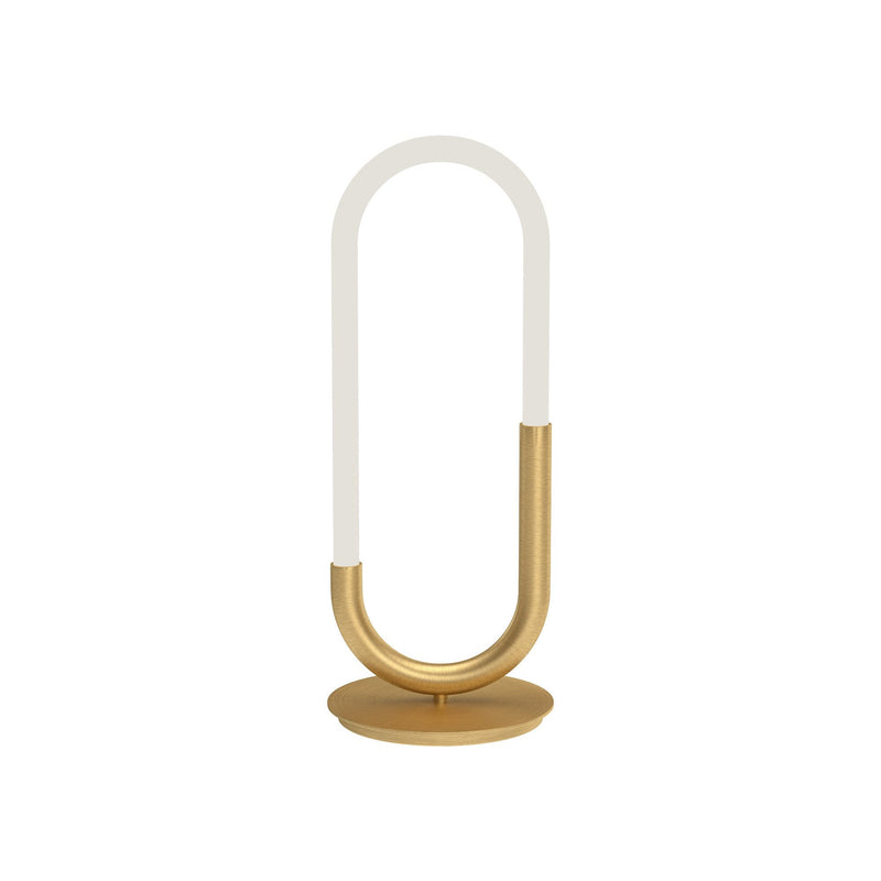 Huron 21" Table Lamp in Brushed Gold
