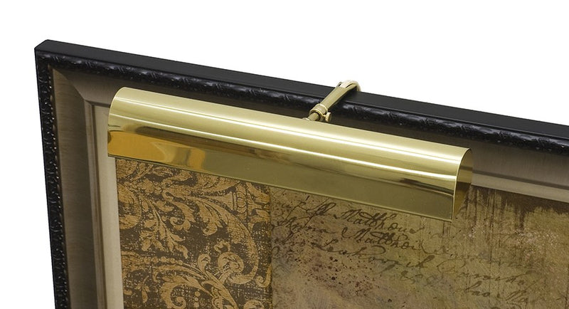 Classic Traditional 14" LED Plug-In Picture Light in Polished Brass