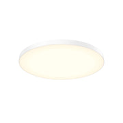 Fusion 21" Round Trimless Flush Mount in White