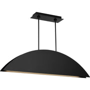 Bau 50 Linear Pendant in Nightshade Black