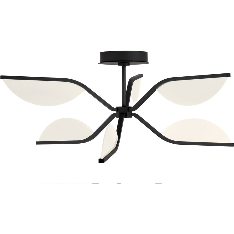 Belterra 30 Semi-Flush Mount in 30 Matte Black
