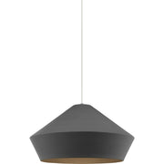 Brummel Grande Pendant in Satin Nickel