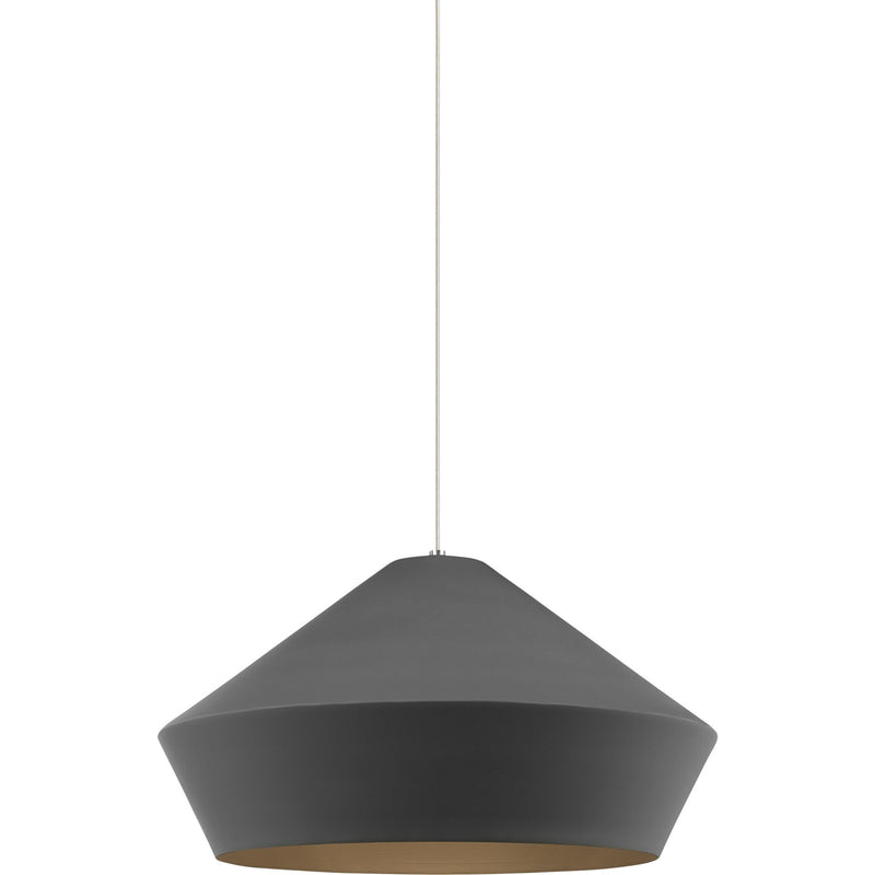 Brummel Grande Pendant in Satin Nickel