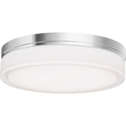 Cirque Large Outdoor Flush Mount in Large Chrome