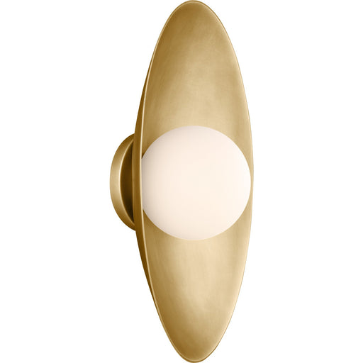 Joni 13 Wall Sconce in Plated Brass Integrated