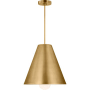 Joni Pendant in Plated Brass