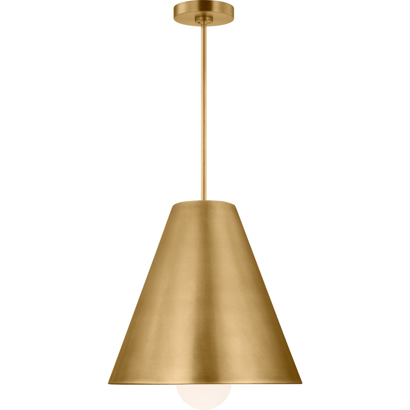 Joni Pendant in Plated Brass