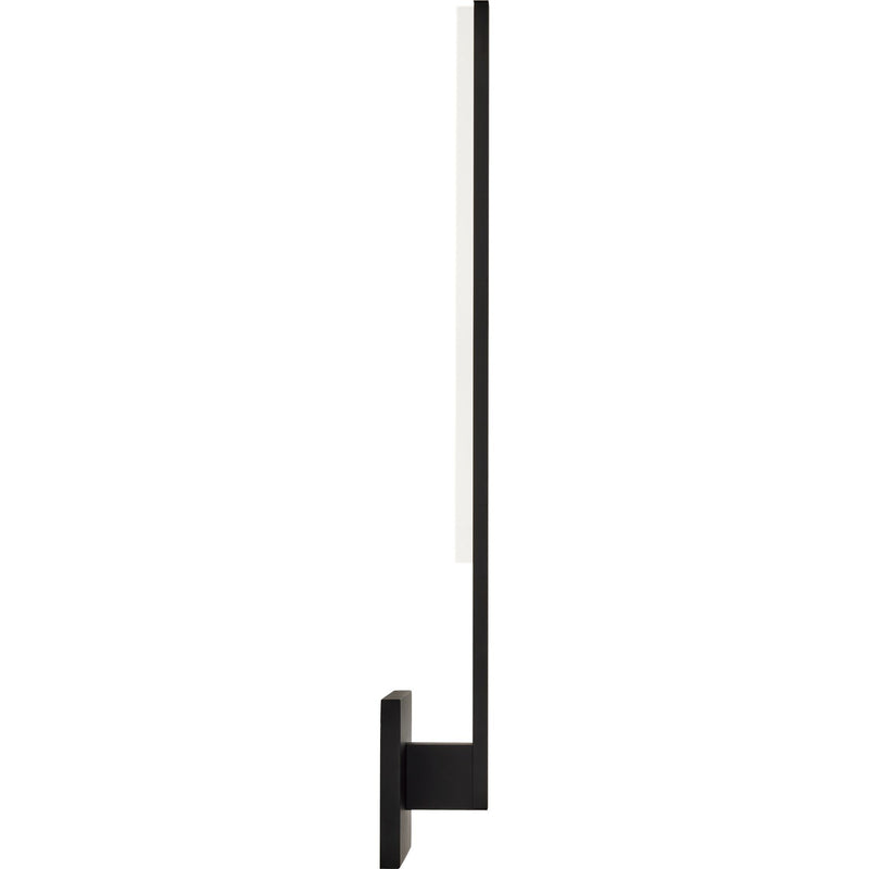Klee 30 Wall Sconce in Nightshade Black Integrated