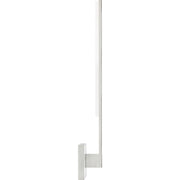 Klee 30 Wall Sconce in Polished Nickel and White Marble Integrated