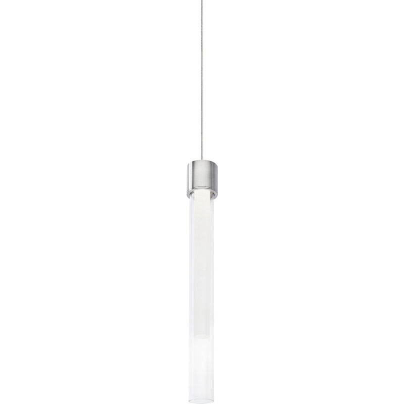 Mini Linger Pendant in Satin Nickel