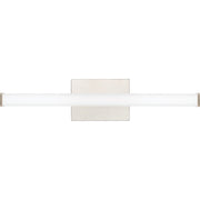 Lufe Square 24 Bath Vanity Light in Square Satin Nickel