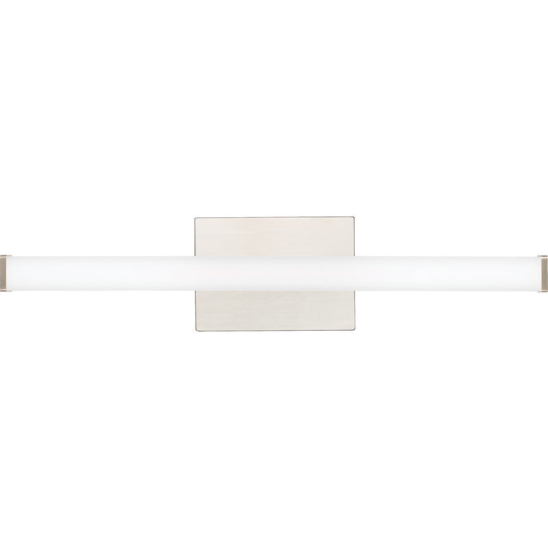 Lufe Square 24 Bath Vanity Light in Square Satin Nickel