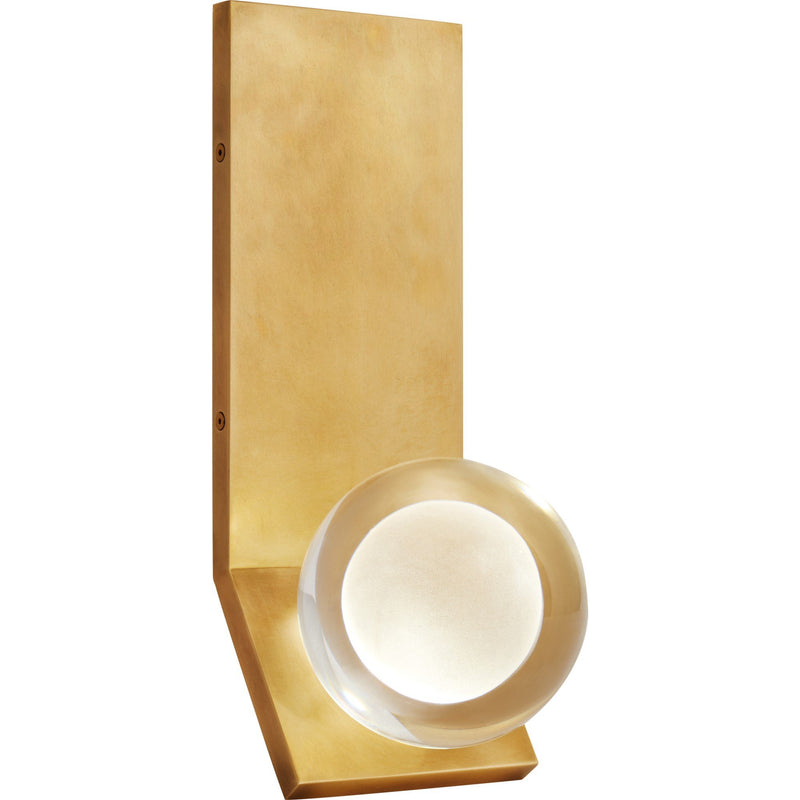 Mina Wall Sconce in Natural Brass