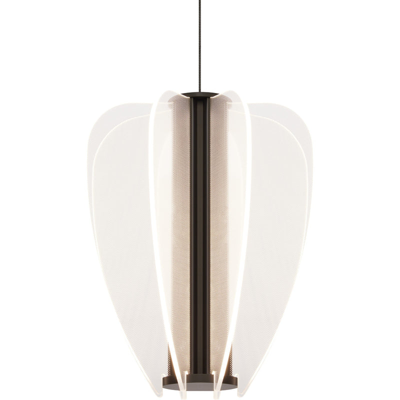 Mini Nyra Pendant in Nightshade Black