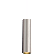 Piper Pendant in Satin Nickel with Monopoint Glass