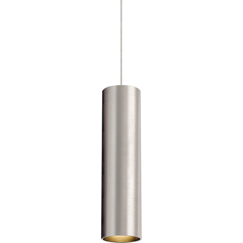 Piper Pendant in Satin Nickel with Monopoint Glass