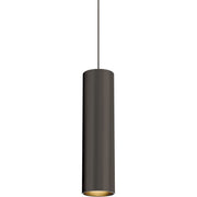 Piper Pendant in Antique Bronze with Monorail Glass