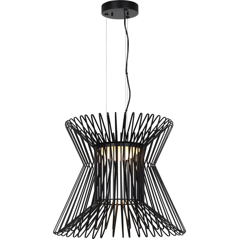 Syrma Pendant in Matte Black