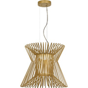 Syrma Pendant in Satin Gold