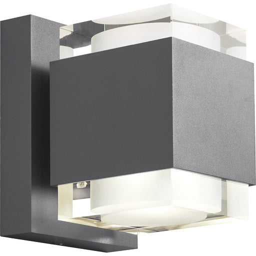 Voto 8 Downlight Outdoor Wall Sconce in Charcoal