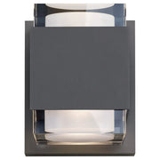 Voto 8 Downlight Outdoor Wall Sconce in Charcoal