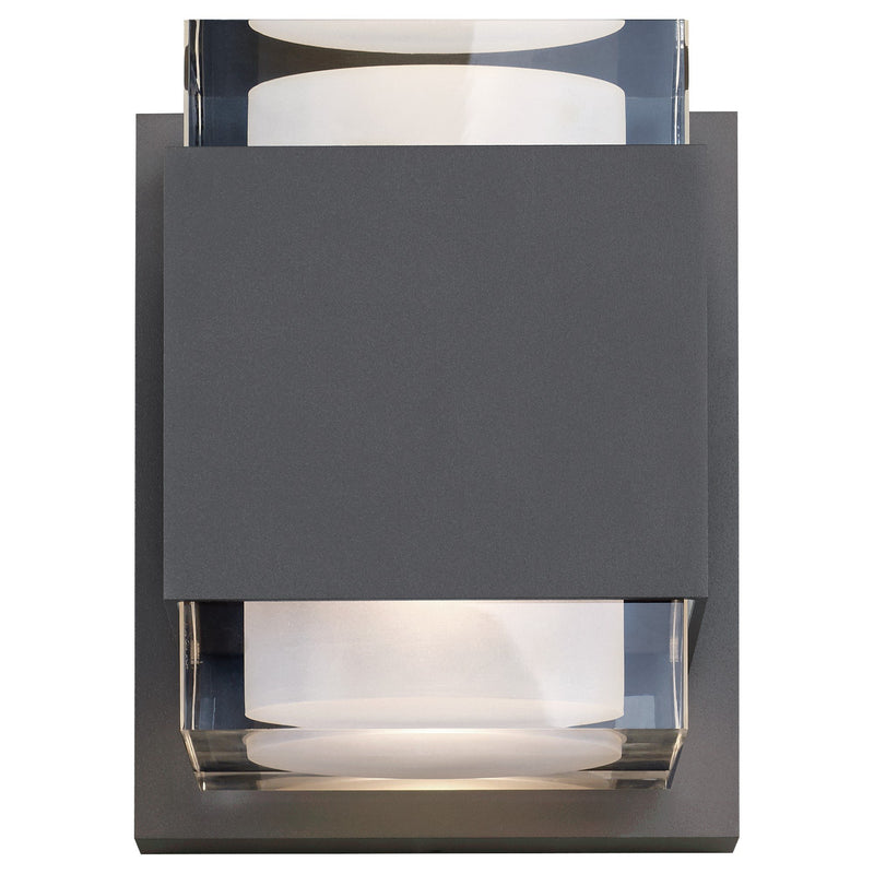 Voto 8 Downlight Outdoor Wall Sconce in Charcoal