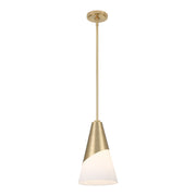 Tori 1 Light 9" Pendant in Vibrant Gold